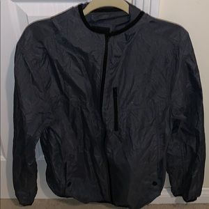 Grey windbreaker jacket!